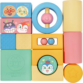 アンパンマン 自然の恵 お米からうまれたつみき はじめてセット | おもちゃ 知育玩具 男の子 女の子 0か月 赤ちゃん 玩具 おすすめ