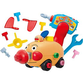 アンパンマン くみたてDIY とびだせノーズパンチ！ ねじねじアンパンマンごう | おもちゃ 知育玩具 男の子 女の子 3歳