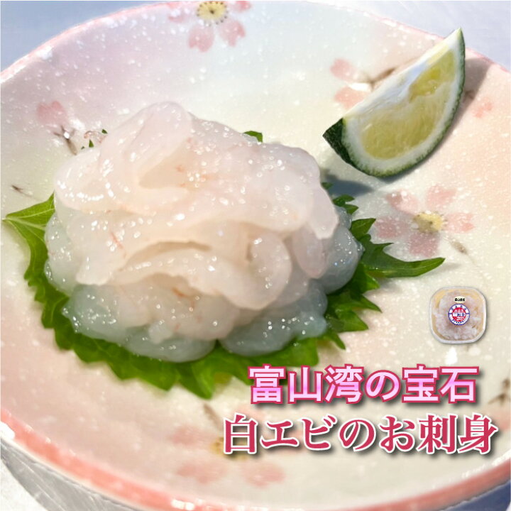 楽天市場 富山県産 白エビ 刺身用 100g 白エビ 刺身 富山 名産 白えび しろえび しらえび お取り寄せ グルメ 寿司ネタ 海鮮丼 手巻き寿司 富山湾 山本鮮魚店