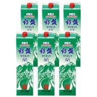 【送料無料】銀盤 上撰 名水蘭2000mlパック×6本【日本酒 富山 地酒 パック酒 黒部 銀盤酒造】