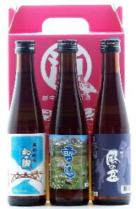 富山の地酒詰合せ(300ml x 3)【日本酒 富山 地酒 皇国晴酒造 玉旭酒造 福鶴酒造】