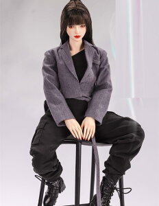 [i8TOYS I8-H006C-E]1/6�t�B�M���A�p���l�����O���[�V���[�g �X�[�c�W���P�b�g�ƃu���b�N �W�����v�X�[�c��(�f�̂ƃw�b�h�ƌC�͕ʔ�)