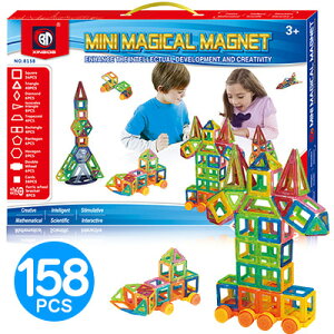 マグ・ミニマジカル マグネット158ピース ミニサイズ スーパーパワーマグネット 立体ブロック Mini Magical Magnet マグプレイヤー 【送料無料】【宅配便】