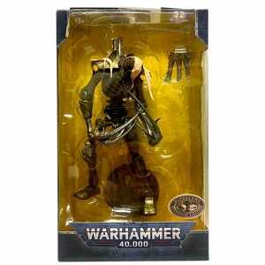 �E�H�[�n���}�[ 40000 �}�N�t�@�[�����g�C�Y 7�C���` �A�N�V�����t�B�M���A �l�N�����E�t���C�h�E���� (�v���`�i�E�G�f�B�V���� �o���A���g) WARHAMMER 40,000 McFARLANE TOYS NECRON FLAYED ONE PLATINUM EDITION