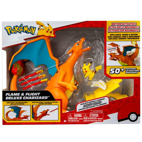 ポケットモンスター ジャズウェア 7インチ デラックス ライト&サウンド フィーチャーフィギュア リザードン POKEMON JAZWARES DX Feature Figure CHARIZARD ポケモン