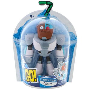 DC�R�~�b�N�X �e�B�[���E�^�C�^���Y GO! �X�s���}�X�^�[ �c�C�X�e�B�E�^�C�^���Y 6�C���` �x���_�u���t�B�M���A �T�C�{�[�O DC COMICS TEEN TITANS GO! SPIN MASTER TWISTY TITANS CYBORG