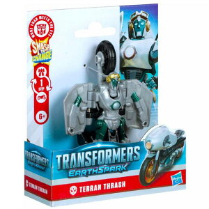�n�Y�u�� �g�����X�t�H�[�}�[ �A�[�X�X�p�[�N �����X�e�b�v�E�`�F���W���[�Y �e�����E�X���b�V�� TRANSFORMERS EARTHSPARK 1-STEP FLIP CHANGER TERRAN THRASH �X���b�V��