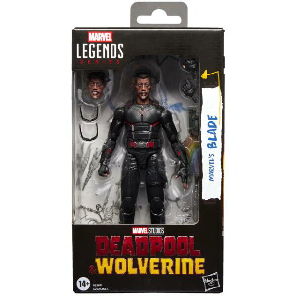ハズブロ デッドプール＆ウルヴァリン マーベルレジェンド 6インチ アクションフィギュア ブレイド MARVEL LEGENDS DEADPOOL AND WOLVERINE BLADE ウェズリー・スナイプス
