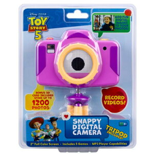 �f�B�Y�j�[ �s�N�T�[ �g�C�E�X�g�[���[5 �C�[�L�b�Y �f�W�^���J���� �X�i�b�s�[ Disney PIXAR TOY STORY 5 ekids DIGITAL CAMERA SNAPPY
