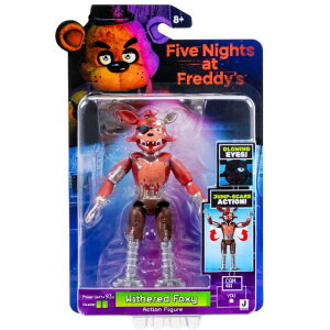 FNAF �t�@�C�u�E�i�C�c�E�A�b�g�E�t���f�B�[�Y �W���Y�E�F�A �W�����v�E�X�P�A�[ 5�C���` �A�N�V�����t�B�M���A �E�B�U�[�h �t�H�N�V�[ FIVE NIGHTS AT FREDDY'S JAZWARES JUMP-SCARE WITHERED FOXY