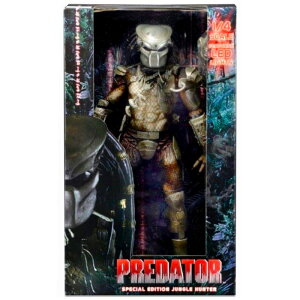 �l�J �v���f�^�[ 1/4�X�P�[�� 18�C���` �A�N�V�����t�B�M���A �w�v���f�^�[�x �W�����O���n���^�[ �v���f�^�[ with LED ���C�g�A�b�v NECA JUNGLE HUNTER PREDATOR