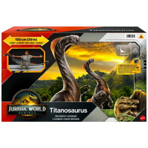 �}�e�� �W�����V�b�N�E���[���h �����̑�n 53�C���` �W���C�A���g �A�N�V�����t�B�M���A �X�[�p�[�E�R���b�T�� �e�B�^�m�T�E���X JURASSIC WORLD REBIRTH SUPER COLOSSAL TITANOSAURUS �y�p�b�P�[�W�_���[