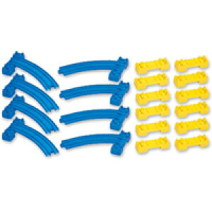 プラレールR-18坂曲線レール(A・B各4本入ミニ橋脚12個付)タカラトミー | タカラトミー プラレール 電車 新幹線 列車 乗り物 おもちゃ こども 子供 ギフト プレゼント