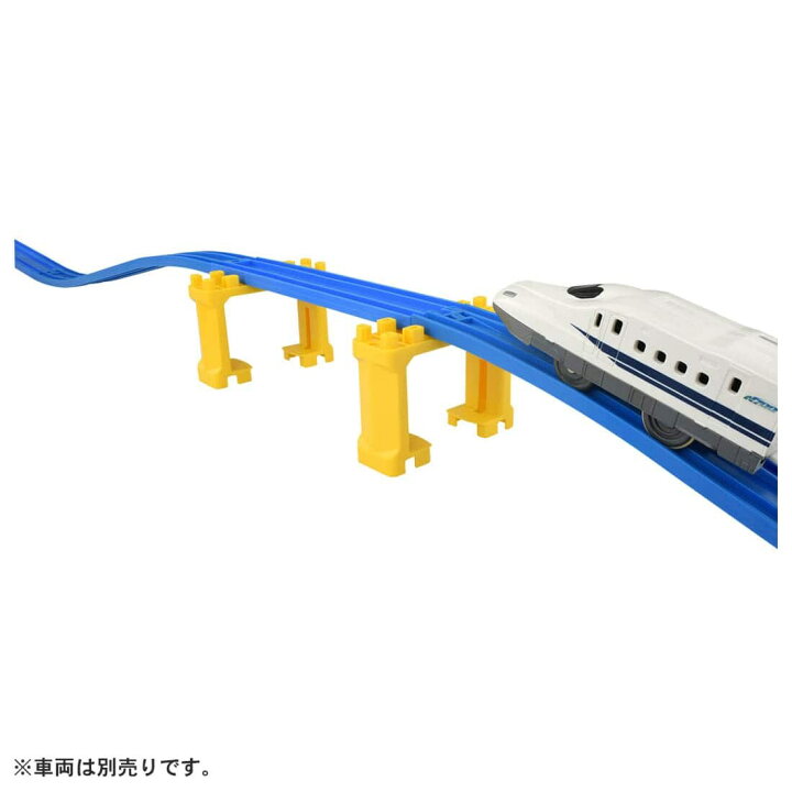 楽天市場】プラレールR-06ニュー坂レール（2本入・ブロック橋脚2個付 