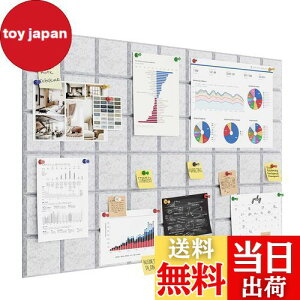 Yoillione 貼るフェルトボード 900x600 壁に貼るコルクボード 30×30cm 6枚入り 大型 おしゃれ 大きい 多機能 掲示板 こるくぼーど 伝言板 写真壁 案内板 室内装飾 メモボード ピンボード スケジュー