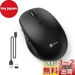 yziClever CX}EX fA[h }EX Bluetooth type-C[d }EX 2.4GHz É 7{^ 800/1200/1600/2400 DPI 3foCXڑ\Windows XP/Vista/7/8/10AMacAiPad OSAiOS