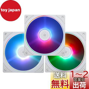 yzTHERMALRIGHT TL-S12W-S X3 CPU t@ 120mm ARGB ̏ꍇ̃N[[ t@ ARGB ̏ƖʁA1500RPM x PC PWM ̖Rs[^ t@ACPU ̗pt@̔Ɨ܂iTL-S12W-S X3j
