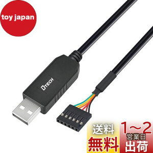 yzDTECH USB TTL VA ϊ P[u 3.3V 1.8m FTDI `bvZbg 6s 2.54mm sb` X RlN^ FT232RL USB UART VA Ro[^[ P[u Windows 10 8 7 Linux Mac