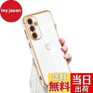 【送料無料】QLTYPRI Galaxy S24 ケース SC-51E/ SCG25 TPU カバー ハート模様 おしゃれ 韓国 可愛い 女性 人気 薄型 軽量 耐衝撃 スマホケース レンズ保護 落下防止 ワイヤレス充電対応 ストラップホー