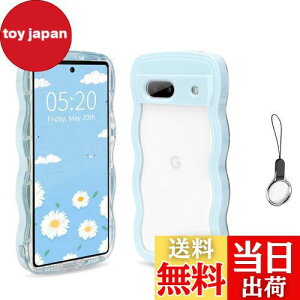 HILEGENER Google Pixel 6A かわいい ケース 波状フレーム うねうね 耐衝撃 グーグル ピクセル6A 6.1インチ用滑り止め スマホケースウェーブ デザイン 手にフィット スマホカバー 韓国 可愛い 女性用
