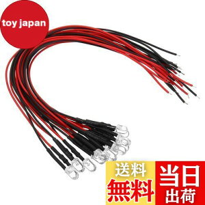 yzPATIKIL 3V - 6V 5mm LED_CI[h 12 zς ~jLEDCg d v RC DIY CWP[^[Ɩp gzCg