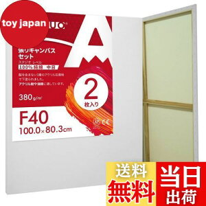 【送料無料】AUREUO 張りキャンバス セット F40 (100cmX80.3cm) 中目 100%コットン 2枚 初心者 絵画用具 芸術絵創作 現代油絵 美術装飾 水彩画・油絵画・アクリル兼用