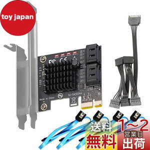 yzGLOTRENDS SA3034A 4|[gPCIe SATA3.0gJ[hAOSu[gT|[gASATAP[u1:5 SATAXvb^dP[u܂ށAWindows,Linux,Mac OS,NASƌ݊