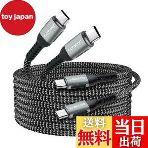 �y���������zaceyoon USB C �P�[�u�� 3M 2�{ Type C �X�g���[�g ���� �[�d�R�[�h PD �ő� 100W �}���[�d �^�C�vC 3���[�g�� 480Mbps �f�[�^���� CtoC �I�X-�I�X for iPhone16 �V���[�Y for Galaxy �Ȃǂ�USB-C �X�}�z