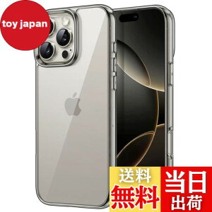 【送料無料】JETech iPhone 16 Pro 6.3インチ用 ケース 黄ばみなし 衝撃吸収 バンパーカバー 傷つけ防止 クリアバック (ナチュラルチタニウム)