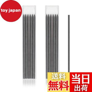 【送料無料】KDSSYFT 12本 カーペンターペンシル リフィル 2.8mm HB グラファイト ペンシル リフィル 交換用 木工用 (替え芯黒色)