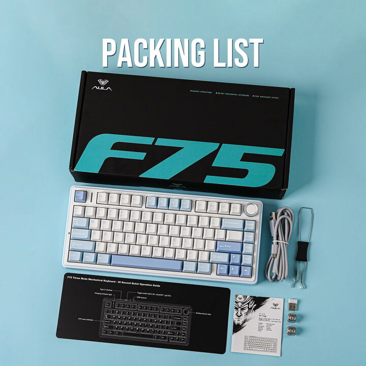 週末限定お値下げ中！】EPOMAKER x Aula F75 EPOMAKER x Aula F75」の 