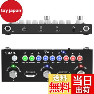 �y���������zLEKATO �I�[�o�[�h���C�u �M�^�[�}���`�G�t�F�N�g�y�_�� IR���[�f�B���O�t�� 9��AMP���[�h �f�B���C���o�[�u CHORUS�G�t�F�N�g�y�_�� �G���N�g���b�N�M�^�[�x�[�X�p �����o�b�e