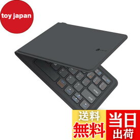 【送料無料】iClever Bluetooth キーボード 折りたたみ式 ワイヤレス キーボード マルチペアリング ipad / iphone 用 キーボード USB 軽量 薄型 レザーカバー 財布型 折れない 360度回転 iOS / Android / Windows に対応 （ ブラック ） IC-BK06