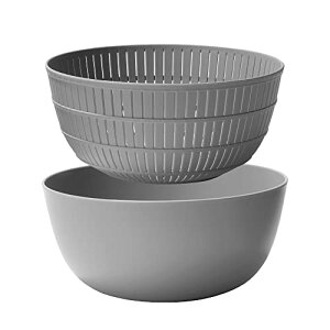 yzCNCbg ( like-it )  {E  Colander&Bowl ĂƂɂg Uƃ{[ U22.7×10.4cm {E:U23.7×10.7cm O[ { ؂ ؂\ 3.2L