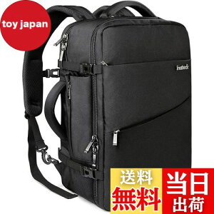 �y���������z[Inateck] 40L ���s �����b�N ��e�� 3way �o�b�N�p�b�N �@���������� ���[�� �o�� �y�� ����h�~ �������H 15.6-17�C���`PC �o�b�O �j�����p �ʋ� �ʊw �l�C �ϏՌ� ������� �u���b�N