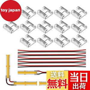 yzBTF-LIGHTING 2PIN RlN^[ FCOB COB 10mm RlN^[ 14ȃRlN^[ 15cm 20AWGR[hP[u FCOB FOB LEDe[vCgp̓ȃ~hJo[RlN^[ csv e[