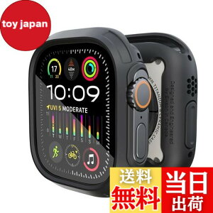 �y���������zElkson Apple Watch Ultra 2/1 �o���p�[�P�[�X & �X�N���[���v���e�N�^�[�L�b�g 49mm Quattro Max�V���[�Y ��� �~���^���[�O���[�h ��v �_�� �ϏՌ� �ی�J�o�[ �����K���X�t�� iWatch�p �u��