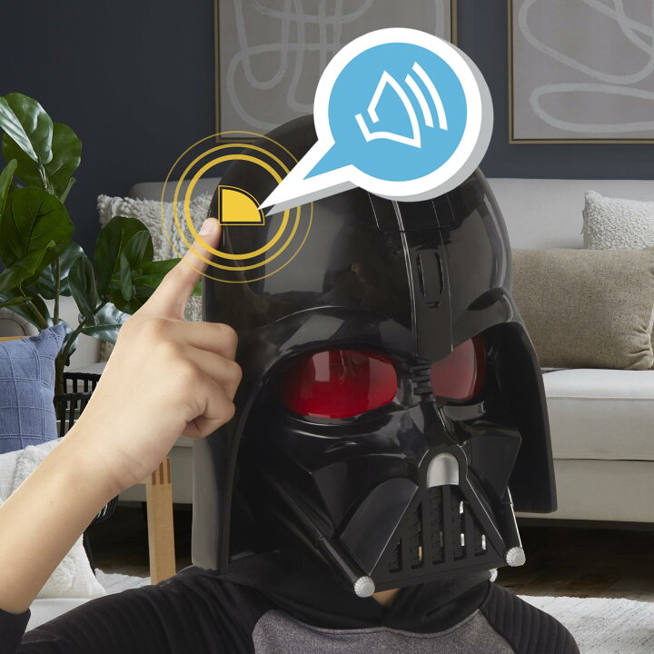 楽天市場】【送料無料】STAR WARS ダースベイダー 電子マスク フレーズ 