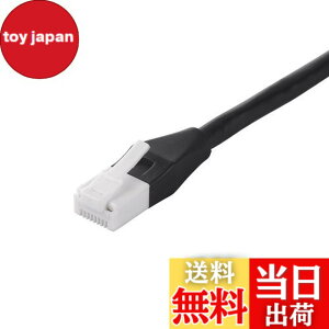 �y���������z�o�b�t�@���[ BUFFALO �c���̐܂�Ȃ�LAN�P�[�u�� �J�e�S��6a �X�g���[�g �m�[�}���^�C�v �u���b�N BSLS6ANU30BK