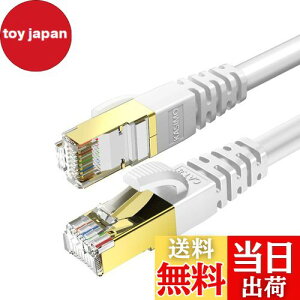 3m KASIMO CAT8 LAN�P�[�u�� �J�e�S���[8 CAT8���� �L���P�[�u�� 40Gbps 2000MHz 26AWG ������ �C�[�T�l�b�g�P�[�u�� �����P�[�u�� SFTP RJ45 ADSL��� ����� �L��lan���[�Ԃ� wi-fi�P�[�u�� �p�\�R�� ���f�� ��