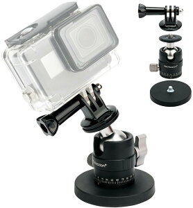 PROfezzion JCX^h Zbg X^h + _ + Goproz_[ }Olbgx[X R_ 360°]\ 1/4"-20lW t Gopro Hero 13 12 11 10 9 8 7 Insta360 X5 X4 X3 Ace Pro 2 DJI Osmo Action 5 ANV