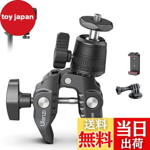 �y���������zUlanzi �X�[�p�[�N�����v 360°�_�� �J�����}�E���g 1/4�l�W �J�����z���_�[ Gopro�p �ɂݖh�~ �I�o�T�~�N�����v ���j�^�[�T�|�[�g/�t�����j�^�[/�A�N�V�����J����/��჌�t/���]��