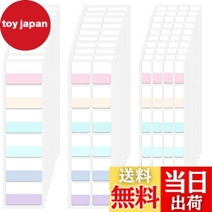【送料無料】EUSTACE 420枚 付箋 フィルムふせん インデックス シール 3サイズ6色 透明 紙インデックス付フィルムふせん 書き込み可能なインデックス 見出し キレイに剥がせ 強粘着付箋 文房具
