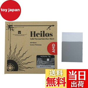 yzTHERMALRIGHT 40×40×0.2mm Heilos CPU/GPU p\bhXe[gM`VR[O[XV[gA񓱓dAM` 8.5W/mkAfXNgbv/bvgbvėpA AMD p\bhT[}