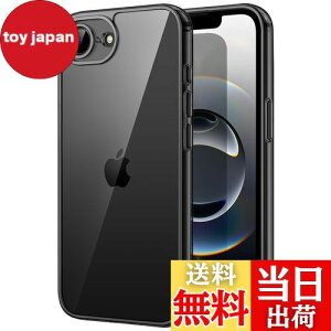 yzJETech iPhone 16e 6.1C`2025p P[X ΂݂Ȃ Ռz op[Jo[ h~ NAobN (ubN)