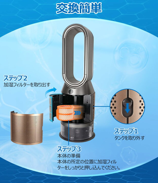 楽天市場】【送料無料】ダイソン 加湿空気清浄機 用 フィルター Dyson 