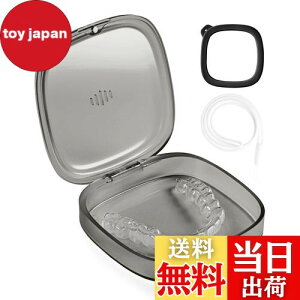 【送料無料】Annhua マウスピース ケース リテーナーケース 矯正ケース アライナーケース マグネット開閉 矯正器具ケース 部分入れ歯ケース 入れ歯ケース 携帯用 シリコンストラップ付き 耐