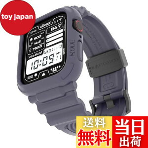 �y���������zelkson �A�b�v���E�H�b�` �o���h Apple Watch 45mm 44mm �o���p�[�P�[�X�t�� ���ȃ����Y�o���h Apple Watch SE iWatch Series 9 8 7 6 5 4�p, Quattro Pro Series �X�|�[�c�~���^���[�ی�P�[�X �v���e