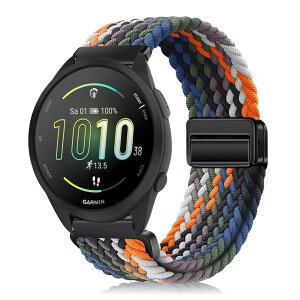 �y���������z[YealRed] �o���h 20mm For Garmin Forerunner 570 42mm/Vvoactive 6 / 5 �����p�X�g���b�v �e���i�C������ �ւ��x���g �ґg�X�g���b�v ���C�o�b�N�� �����x���g �}�O�l�b�g�o���h �R���p�`�u��Gar
