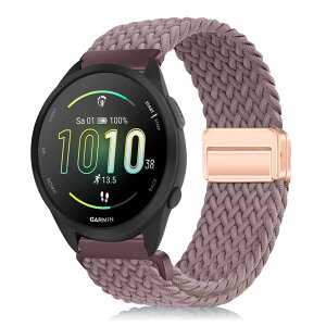 �y���������z[YealRed] �o���h 20mm For Garmin Forerunner 570 42mm/Vvoactive 6 / 5 �����p�X�g���b�v �e���i�C������ �ւ��x���g �ґg�X�g���b�v ���C�o�b�N�� �����x���g �}�O�l�b�g�o���h �R���p�`�u��Gar